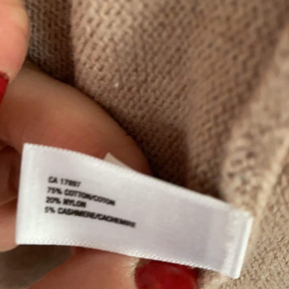 GAP blush rose pink drape cardigan wrap S - Picture 3 of 4